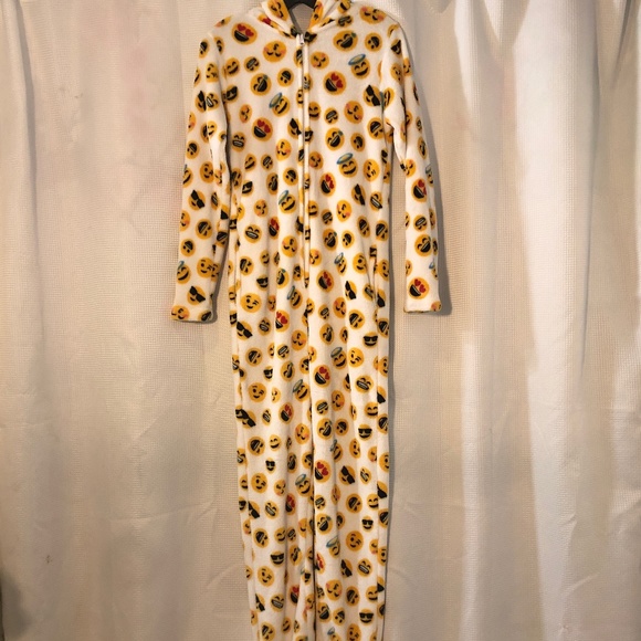 Women’s Emoji One Piece Pajamas - Picture 1 of 4